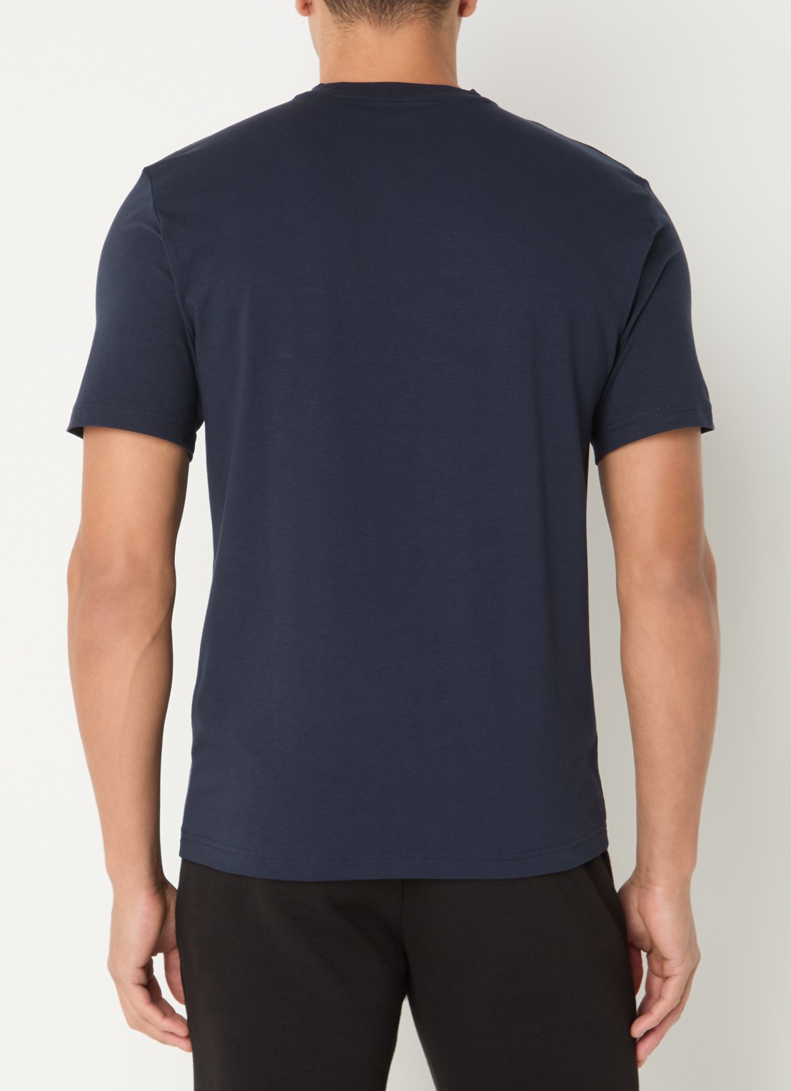 Armani T-shirt met logoprint - achterkant indigo