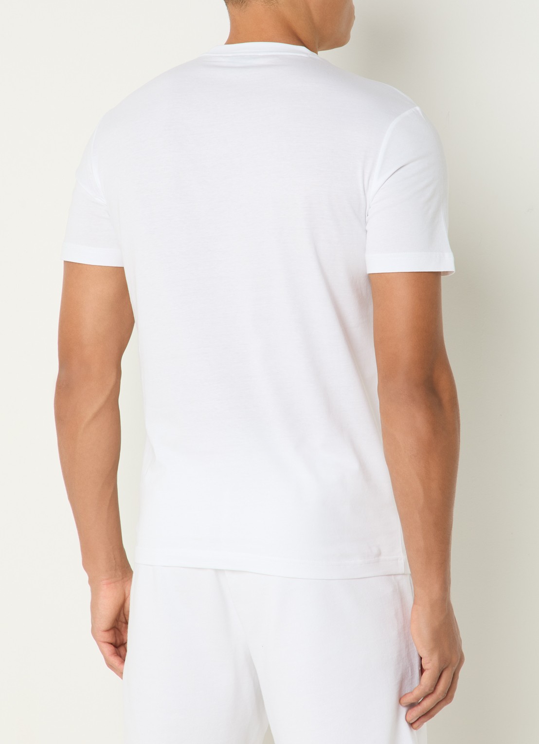 Armani T-shirt met logoprint - achterkant 4 wit