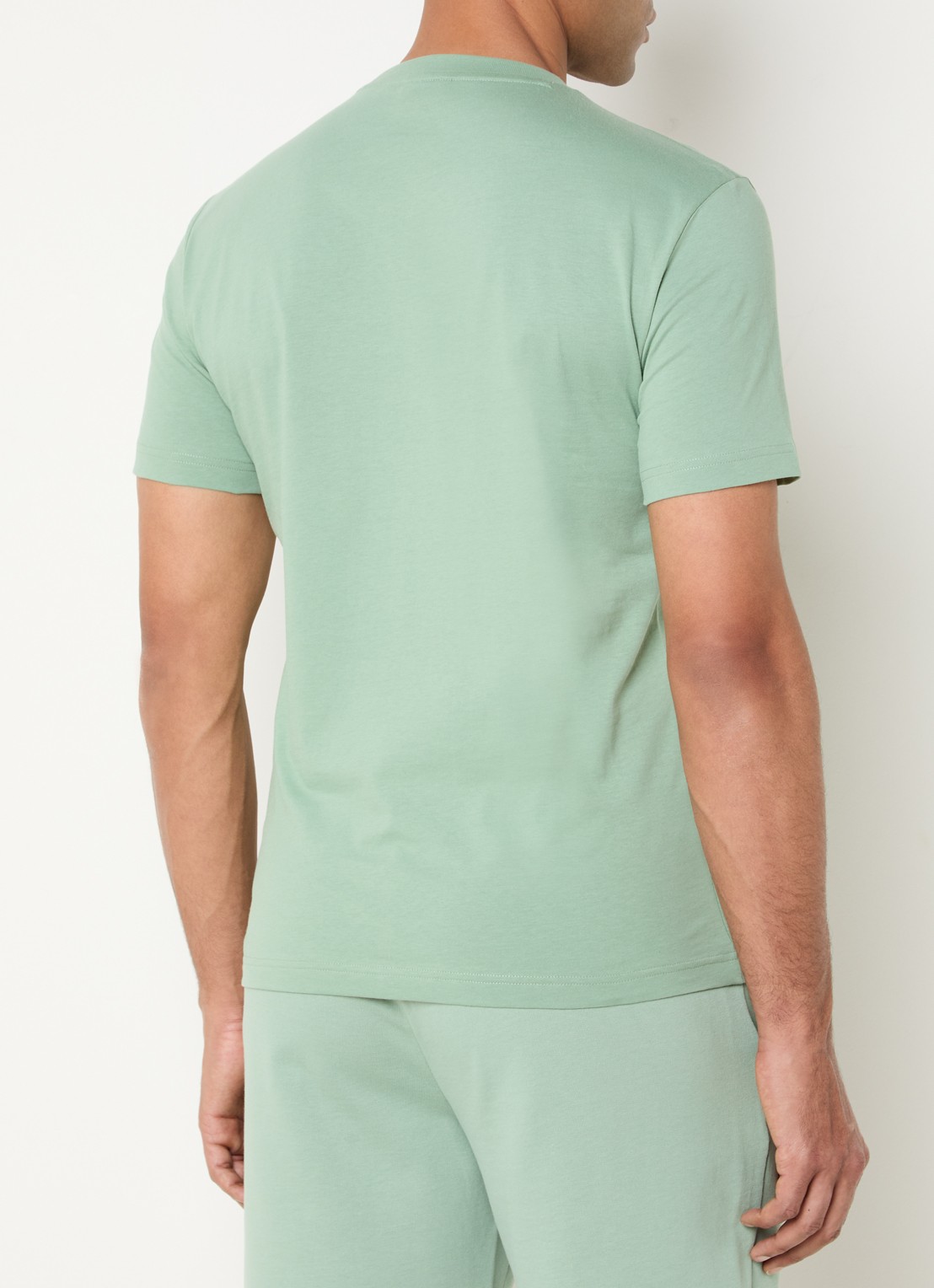 Armani T-shirt met logoprint - achterkant 4 lindegroen