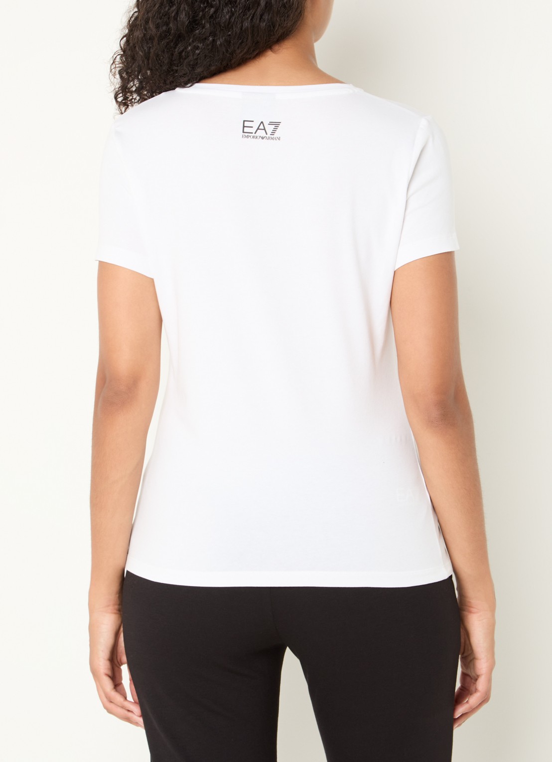 Armani T-shirt met logoprint - achterkant 4 wit
