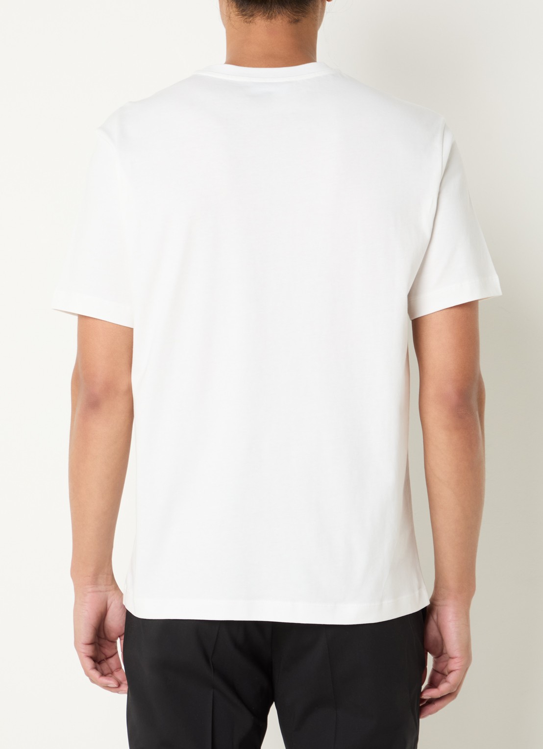 Armani T-shirt met logoprint - achterkant wit