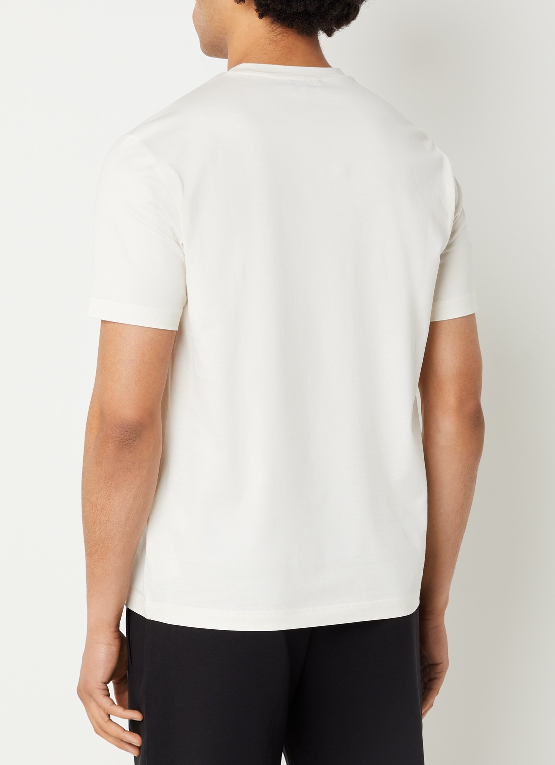 Armani T-shirt met logoprint - achterkant 4 wit