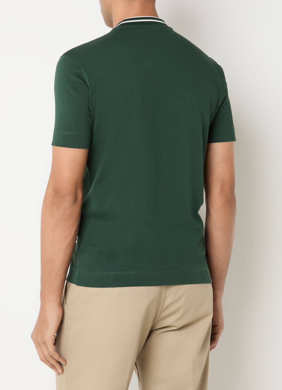 Armani T-shirt met logoprint - achterkant 4 donkergroen
