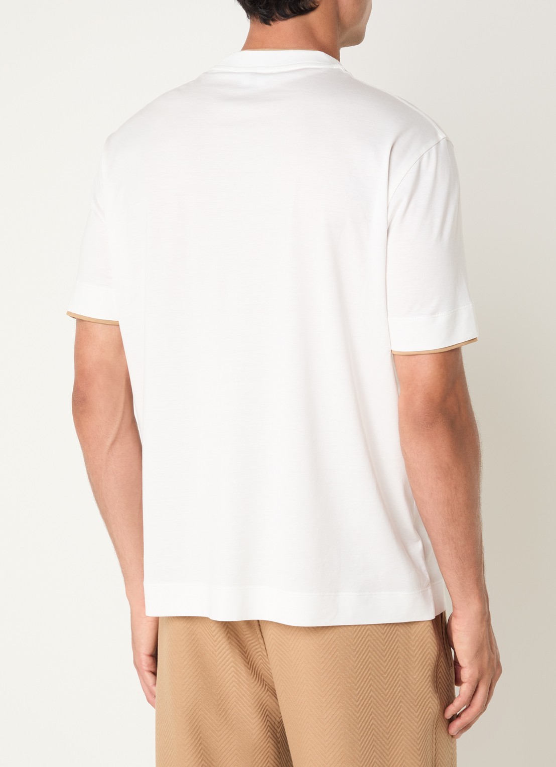 Armani T-shirt met logoprint - achterkant 3 wit
