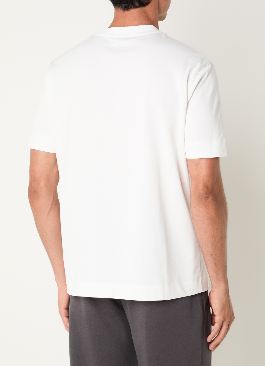 Armani T-shirt met logoprint - achterkant 4 wit