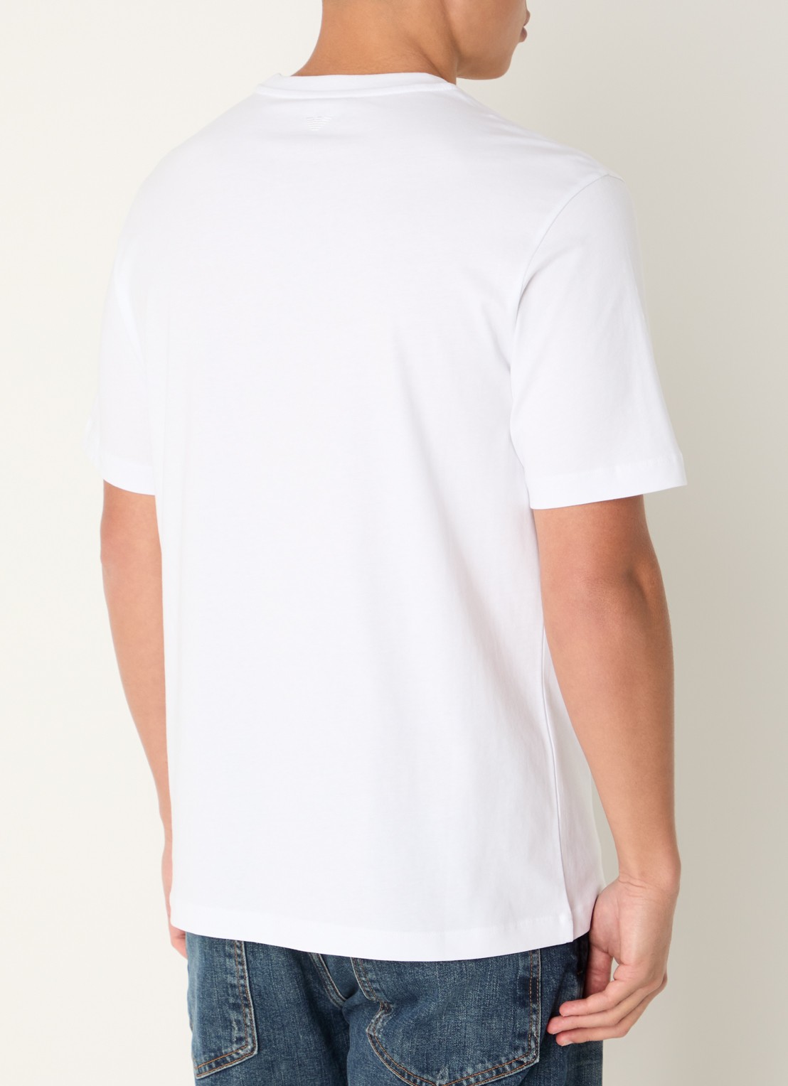 Armani T-shirt met logoprint - achterkant 2 wit