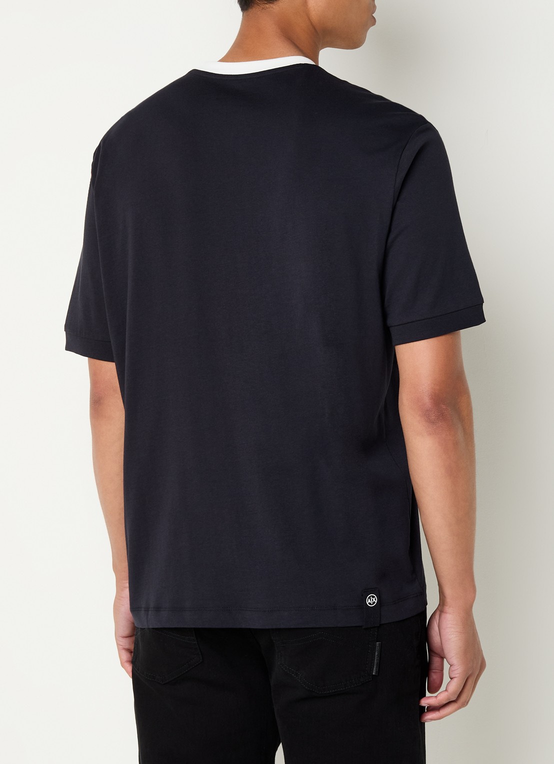 Armani T-shirt met print - achterkant 4 donkerblauw
