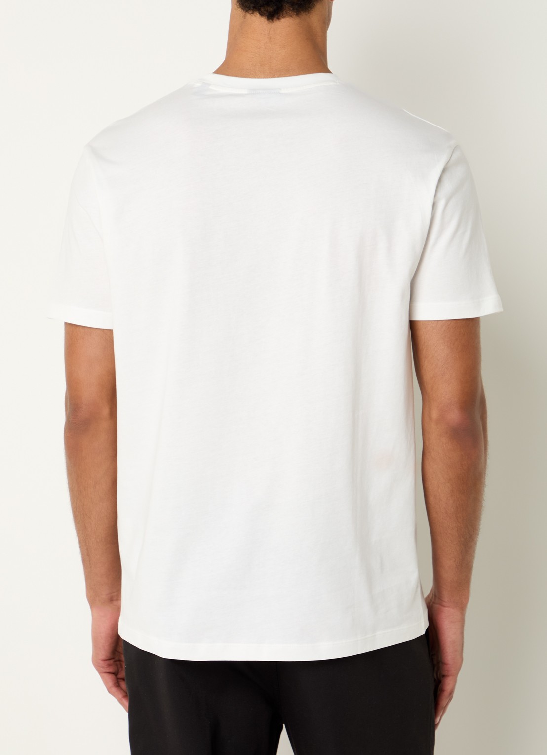 Armani T-shirt met print - achterkant gebroken wit
