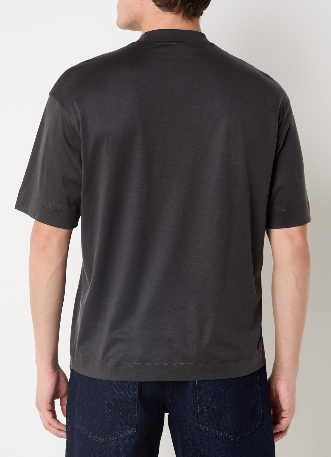 Armani T-shirt  met print - achterkant 4 zwart