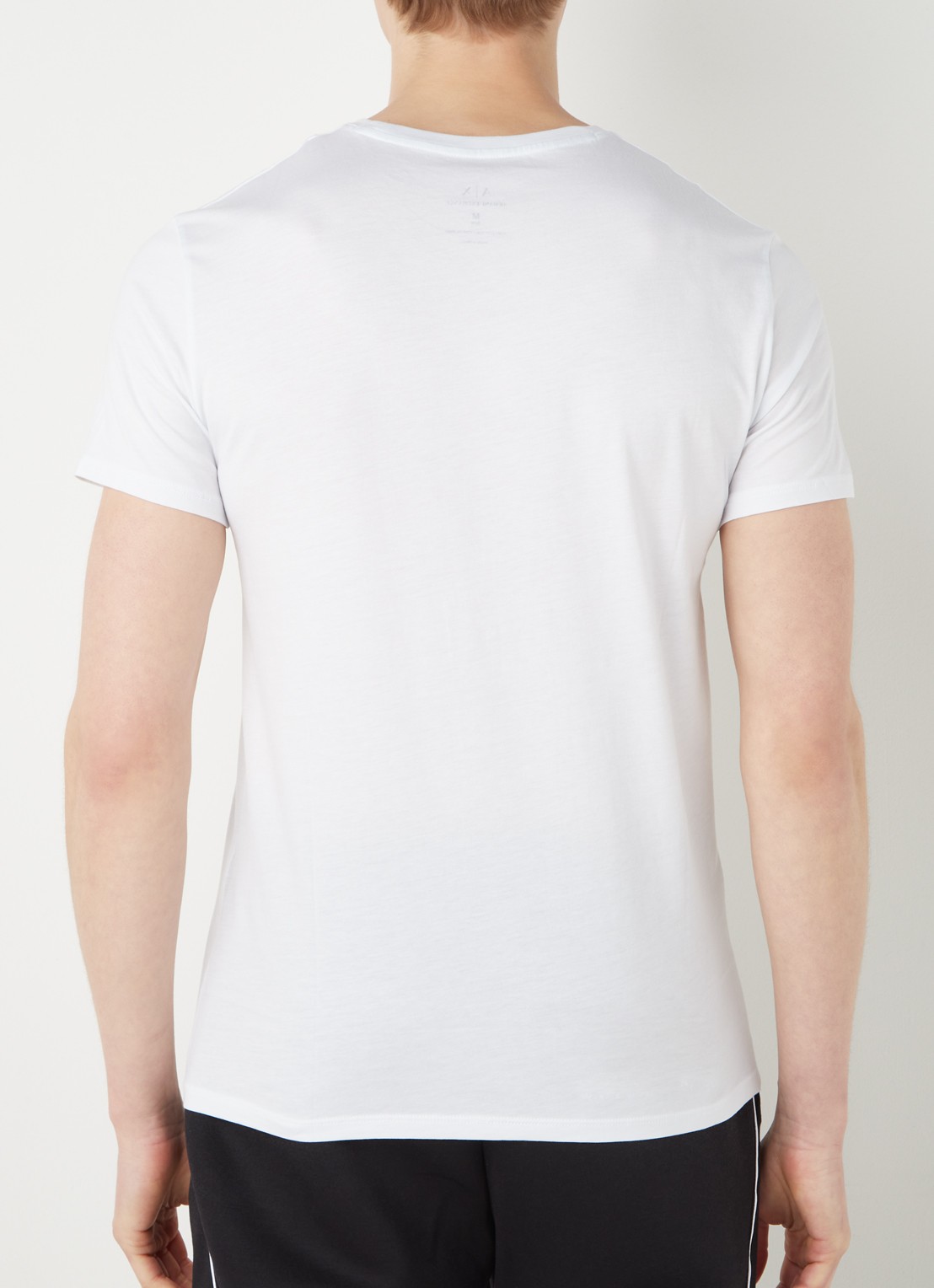 Armani T-shirt met ronde hals - achterkant wit