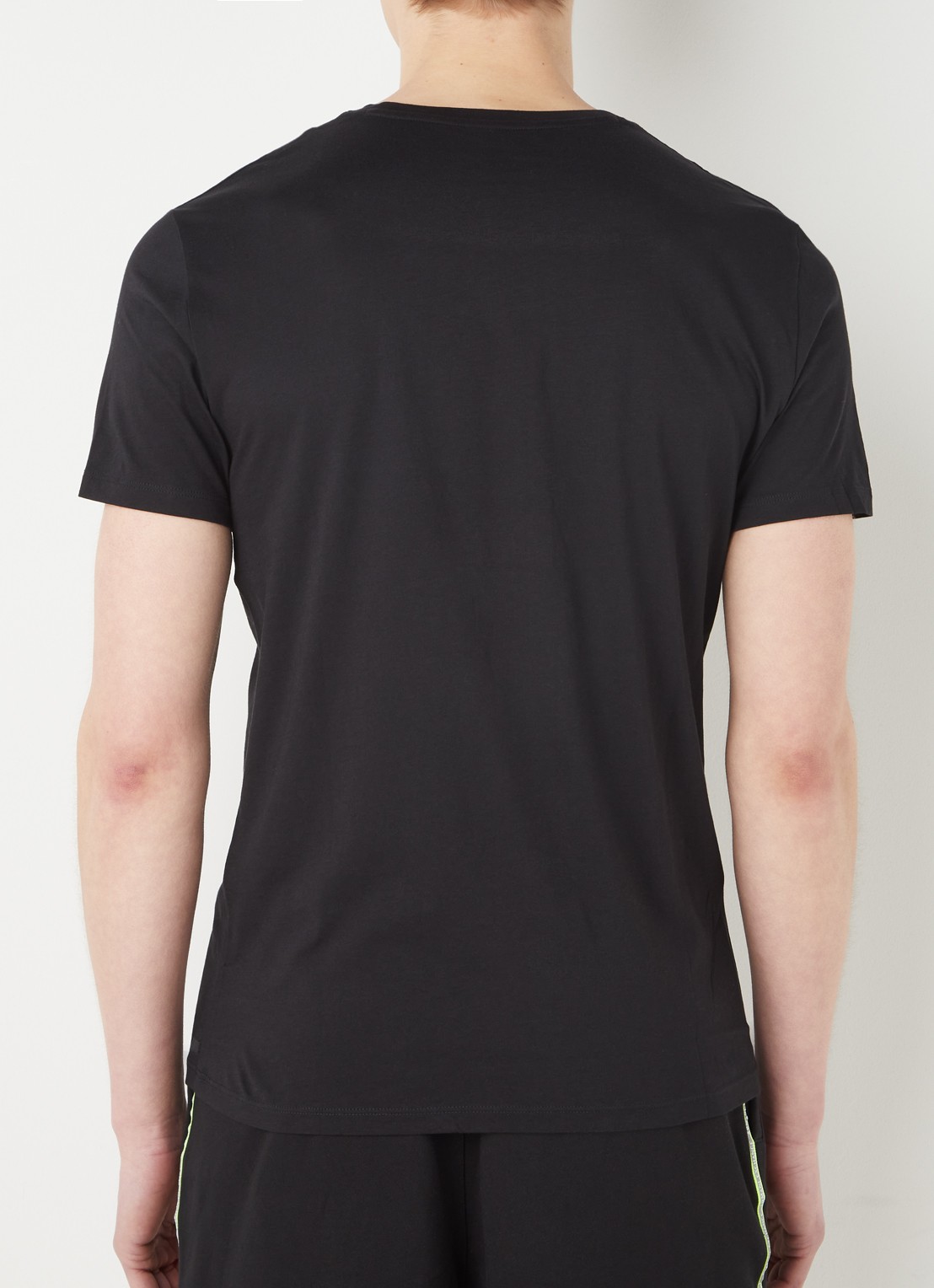 Armani T-shirt met ronde hals - achterkant 3 zwart
