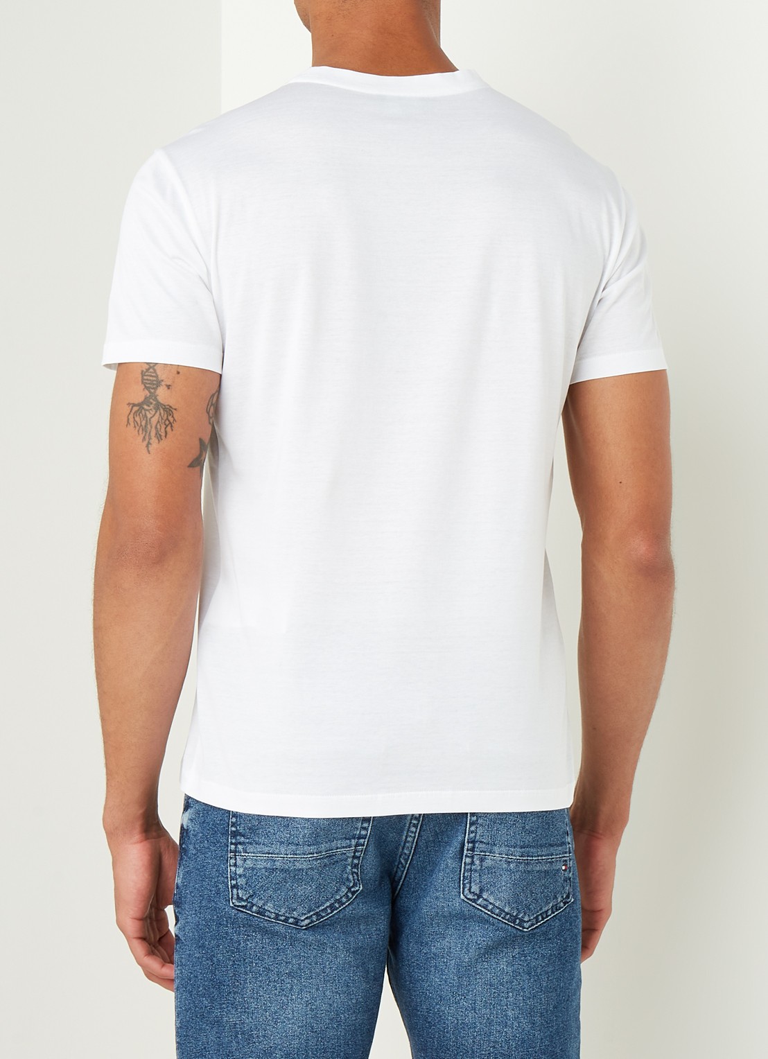 Armani T-shirt met ronde hals - achterkant wit