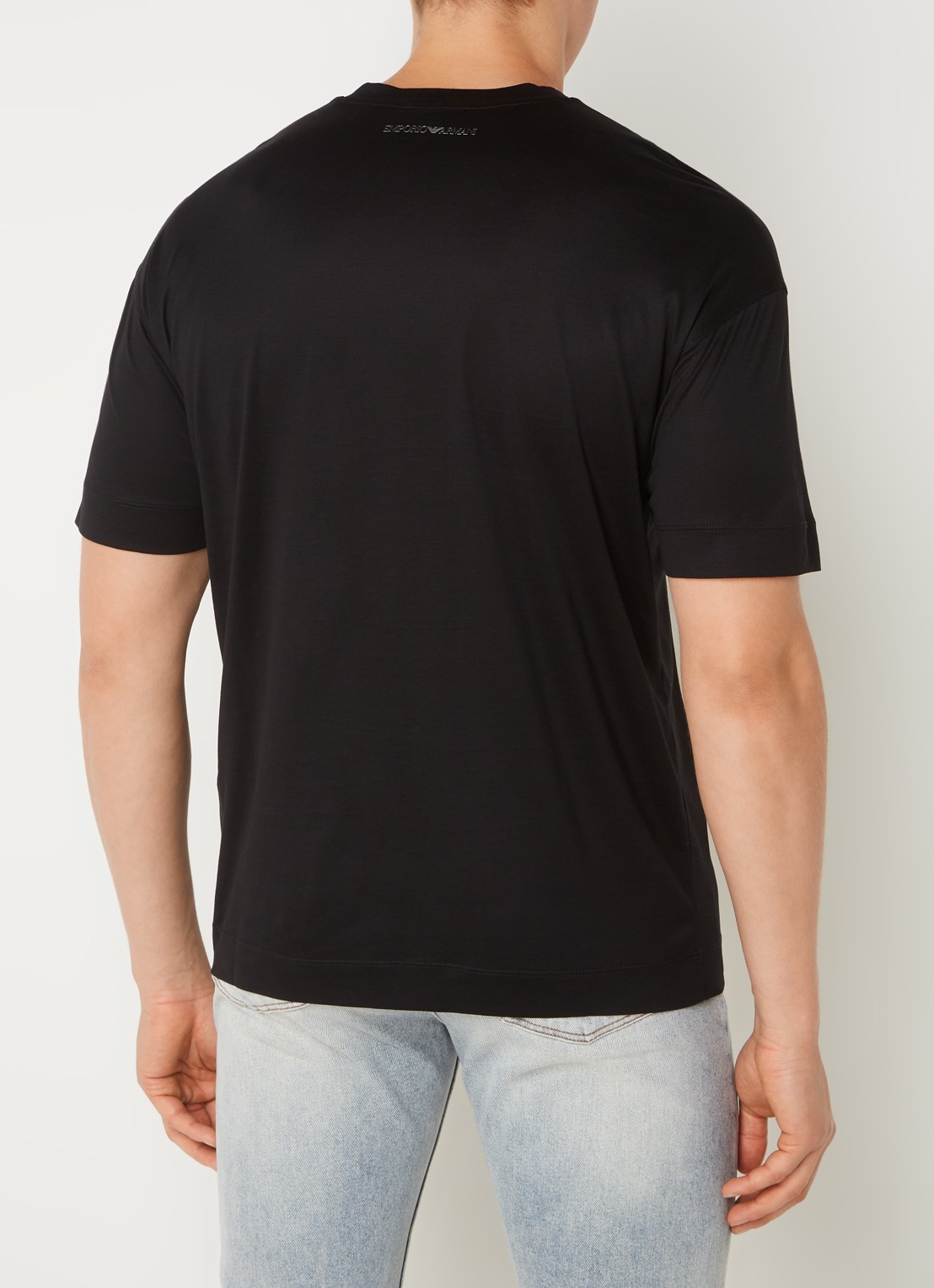 Armani T-shirt met ronde hals  - achterkant 2 zwart