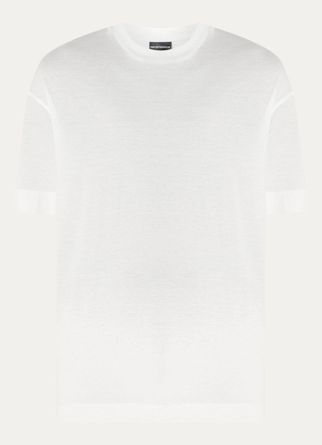 Armani T-shirt met ronde hals  - voorkant 3 wit