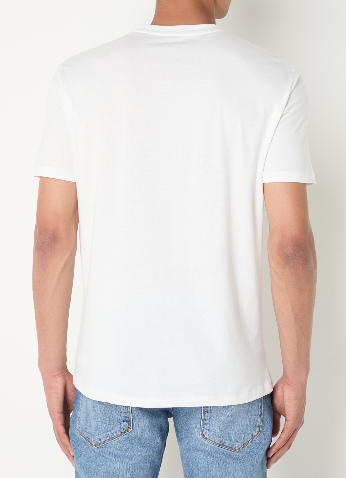 Armani T-shirt T-shirt met logo - achterkant 4 wit