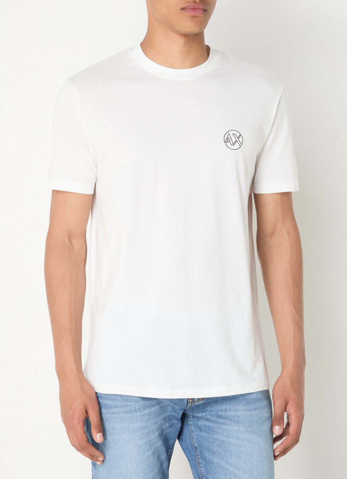 Armani T-shirt T-shirt met logo - detail wit