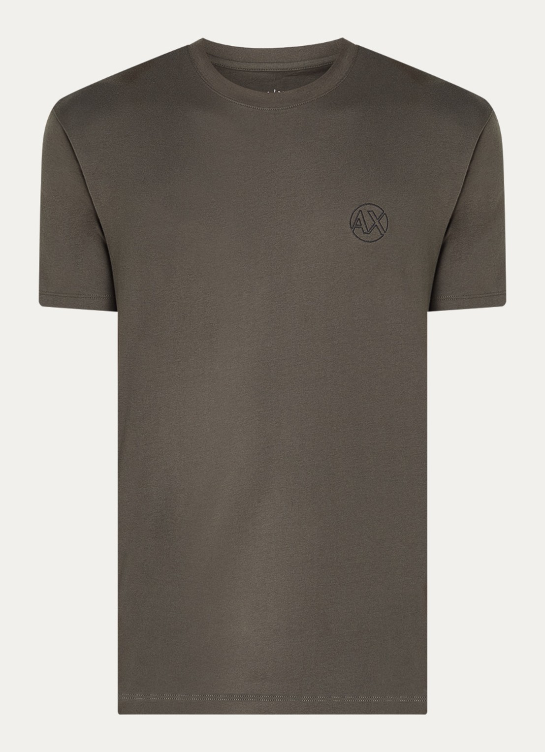 Armani T-shirt T-shirt met logo - voorkant 3 bronsgroen