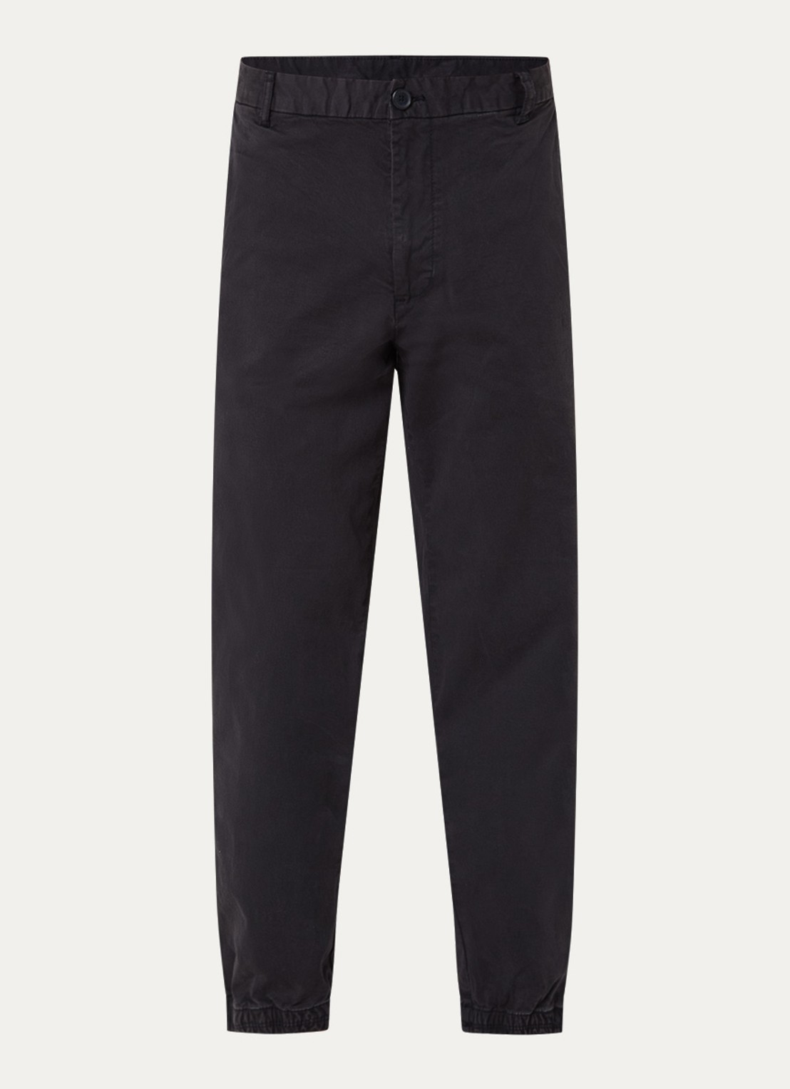 Armani Tapered fit broek met steekzakken - voorkant donkerblauw