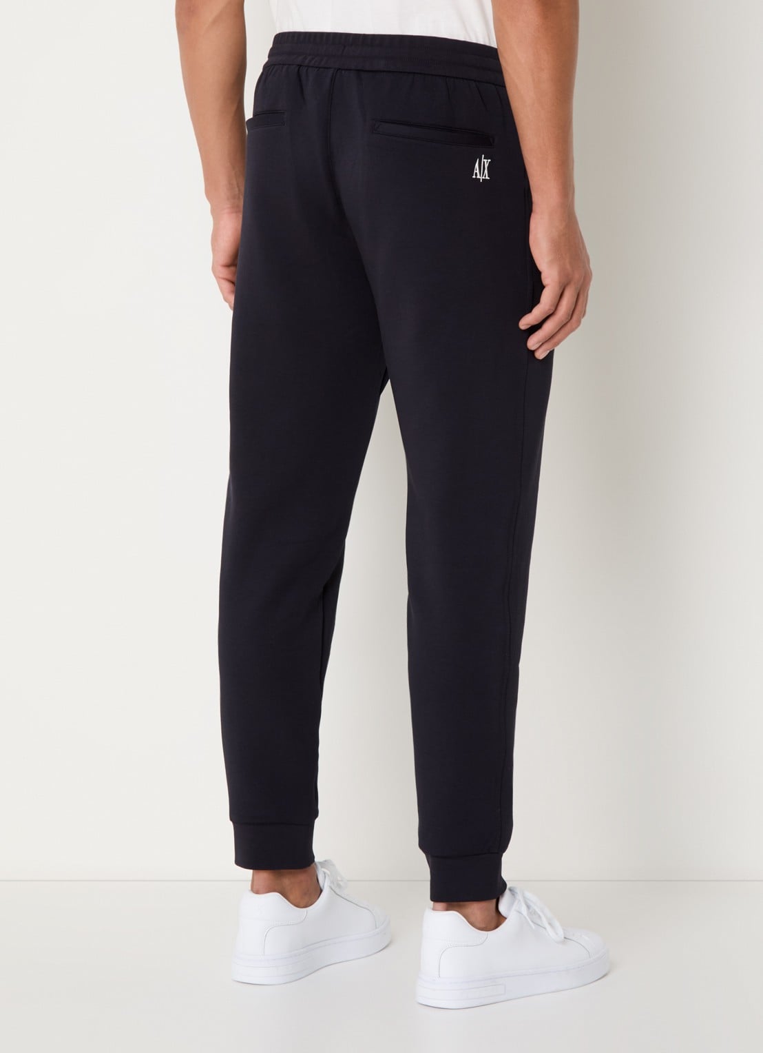 Armani Tapered fit joggingbroek met steekzakken - achterkant 3 donkerblauw