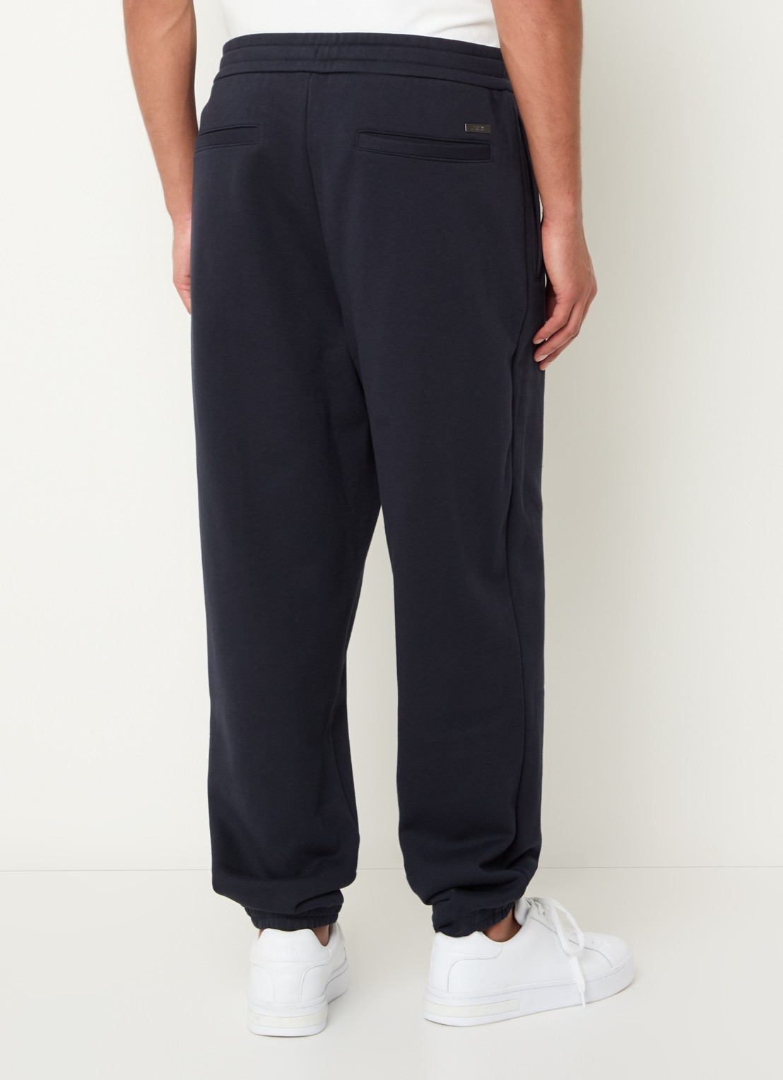 Armani Tapered fit joggingbroek met steekzakken - achterkant 3 donkerblauw