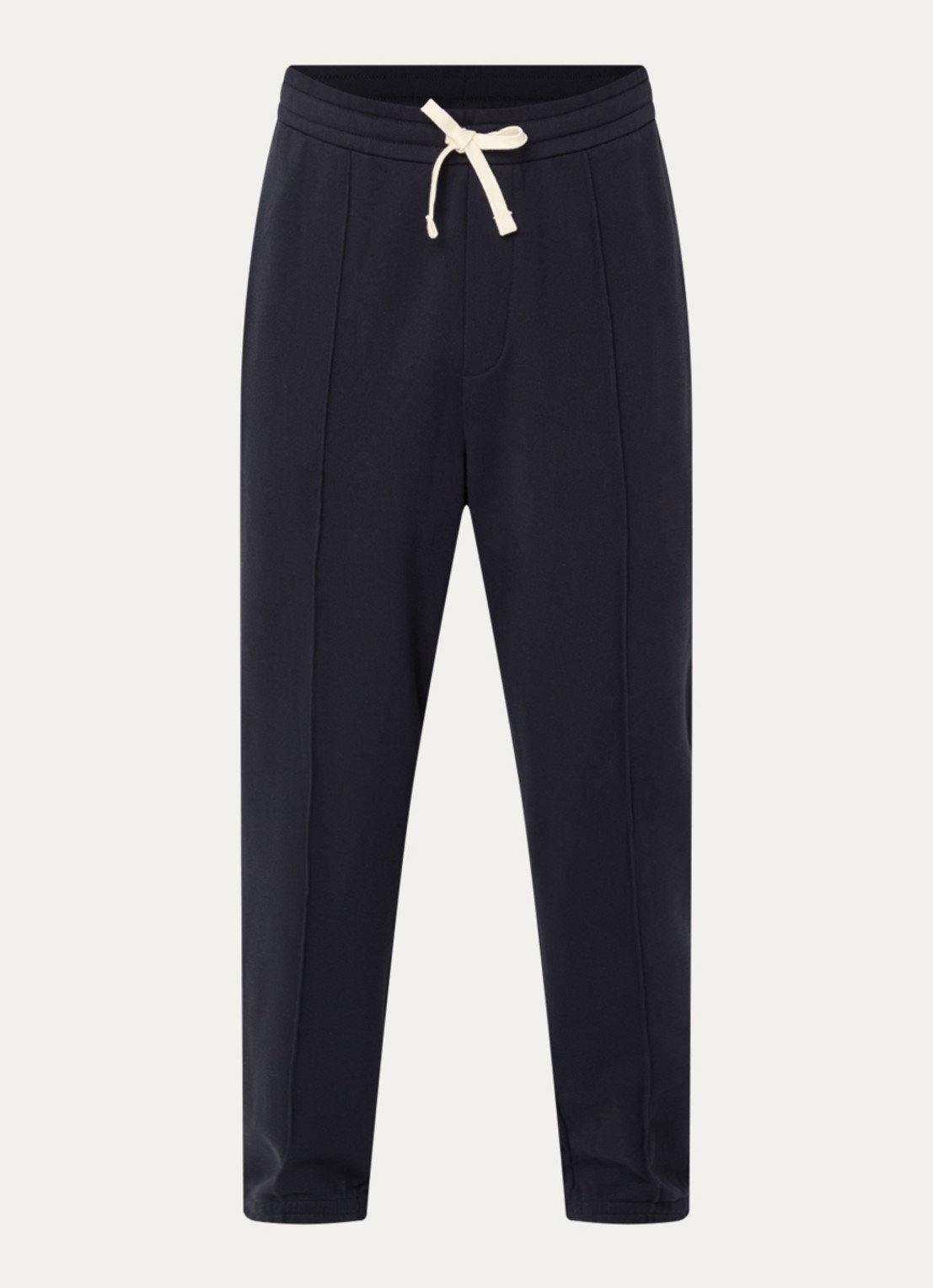 Armani Tapered fit joggingbroek met steekzakken - voorkant donkerblauw