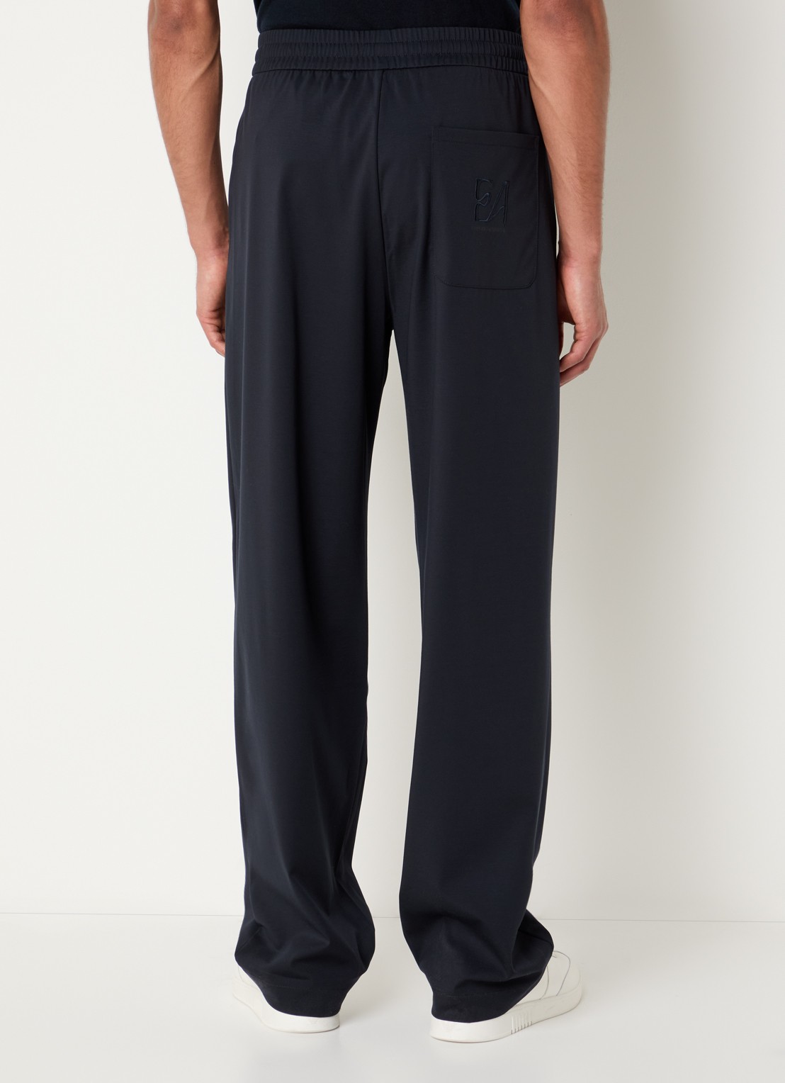 Armani Tapered fit joggingbroek met steekzakken - achterkant 3 donkerblauw