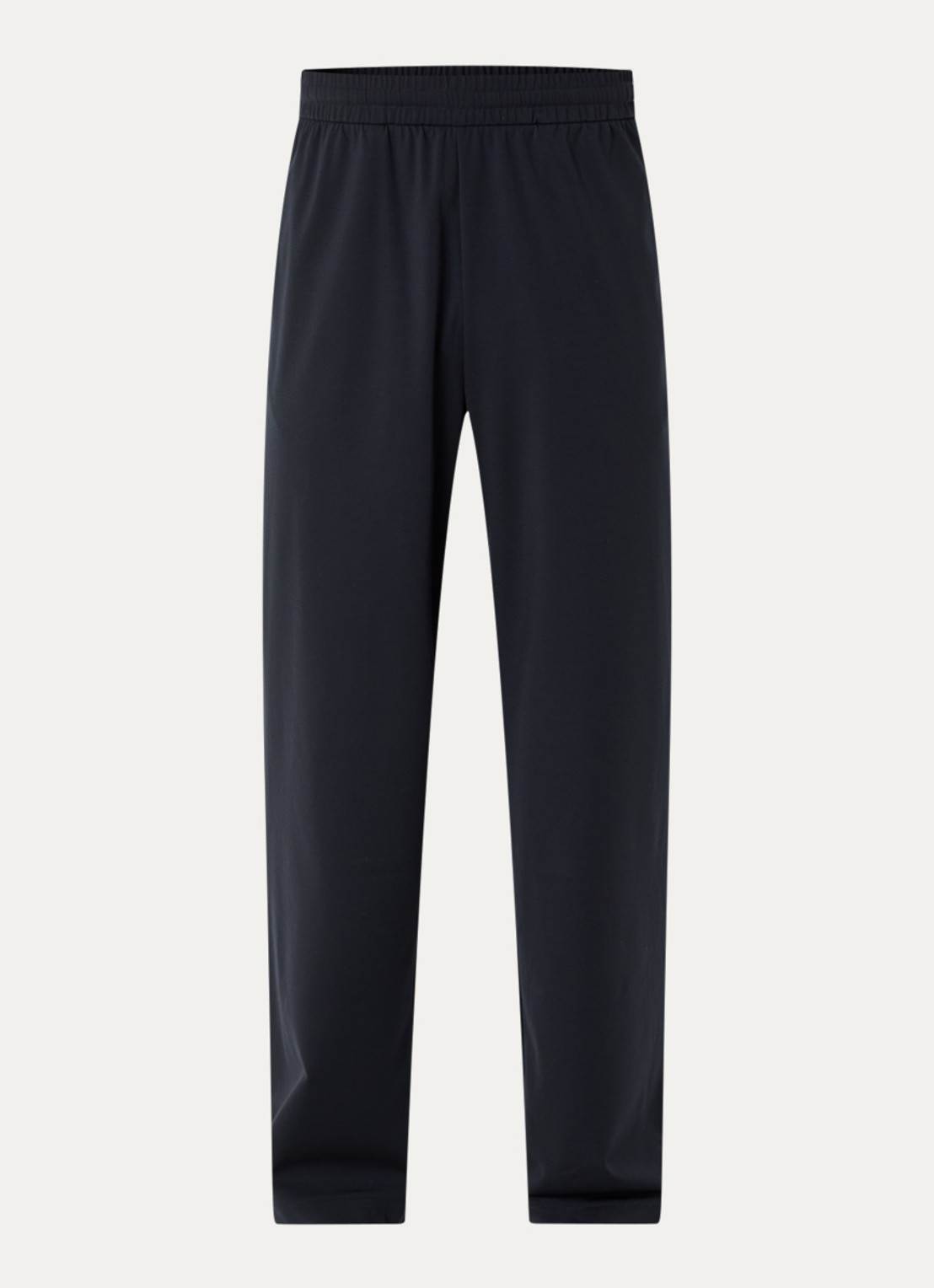 Armani Tapered fit joggingbroek met steekzakken - voorkant donkerblauw