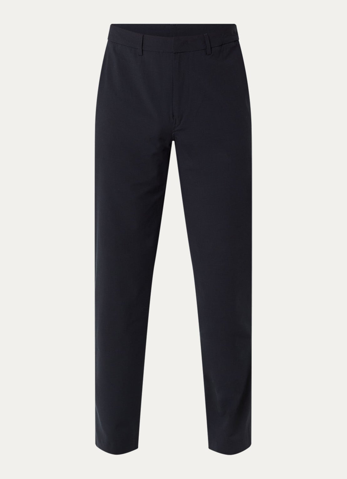 Armani Tapered fit pantalon met steekzakken - voorkant 4 donkerblauw