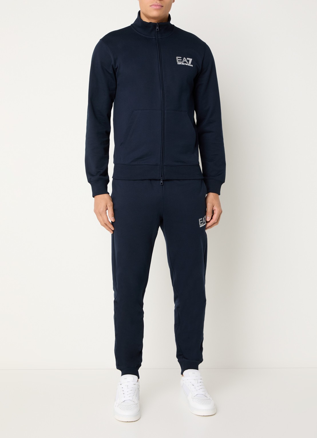 Armani Tapered fit trainingspak met logo - detail 4 armani blue / blauw