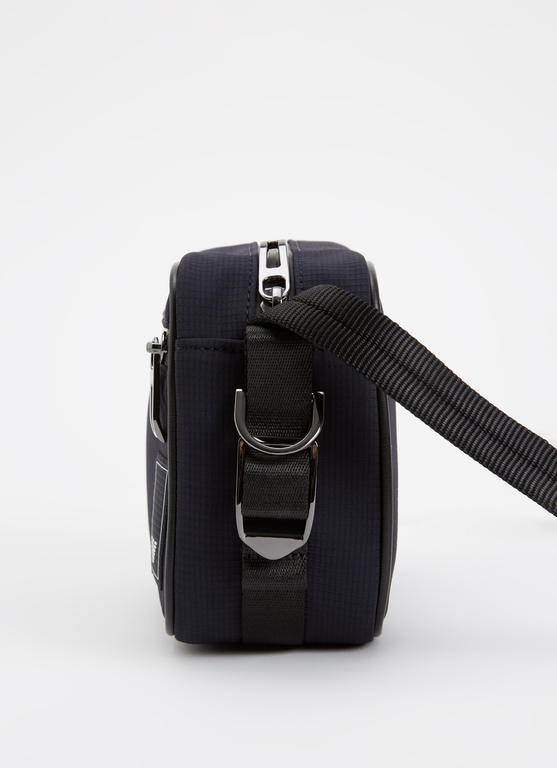Armani Tech crossbodytas met logo - detail 4 donkerblauw