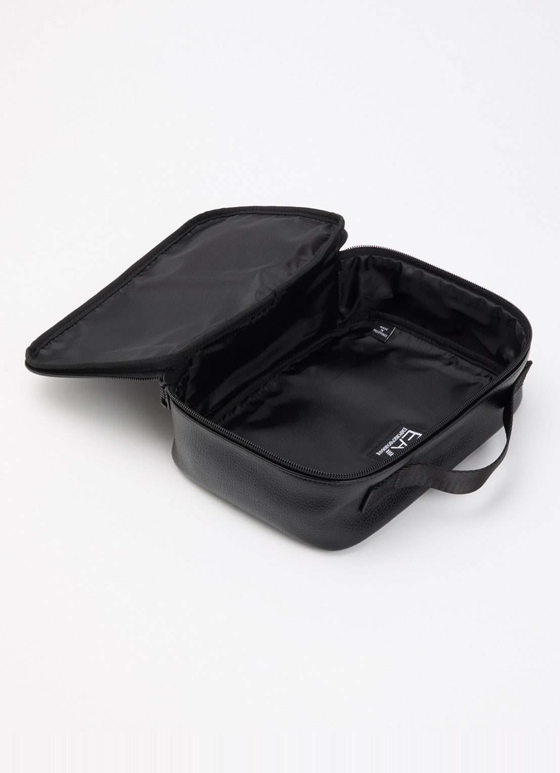 Armani Toilettas met logo - voorkant 2 zwart