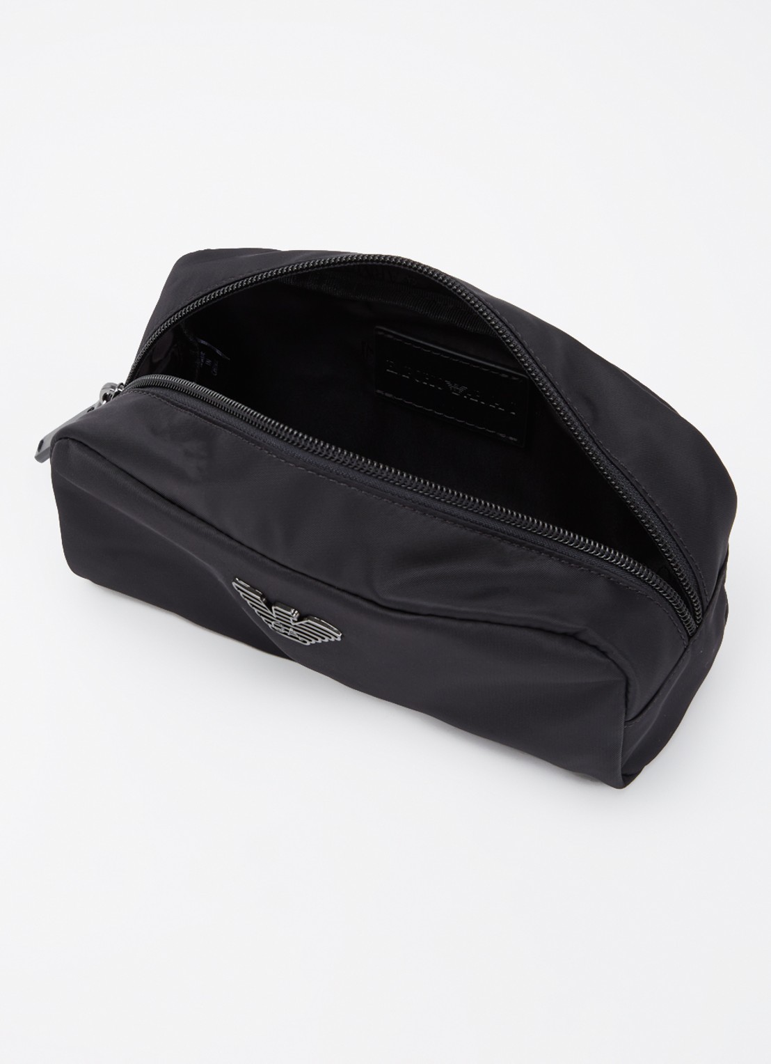 Armani Toilettas met logo - voorkant 2 zwart