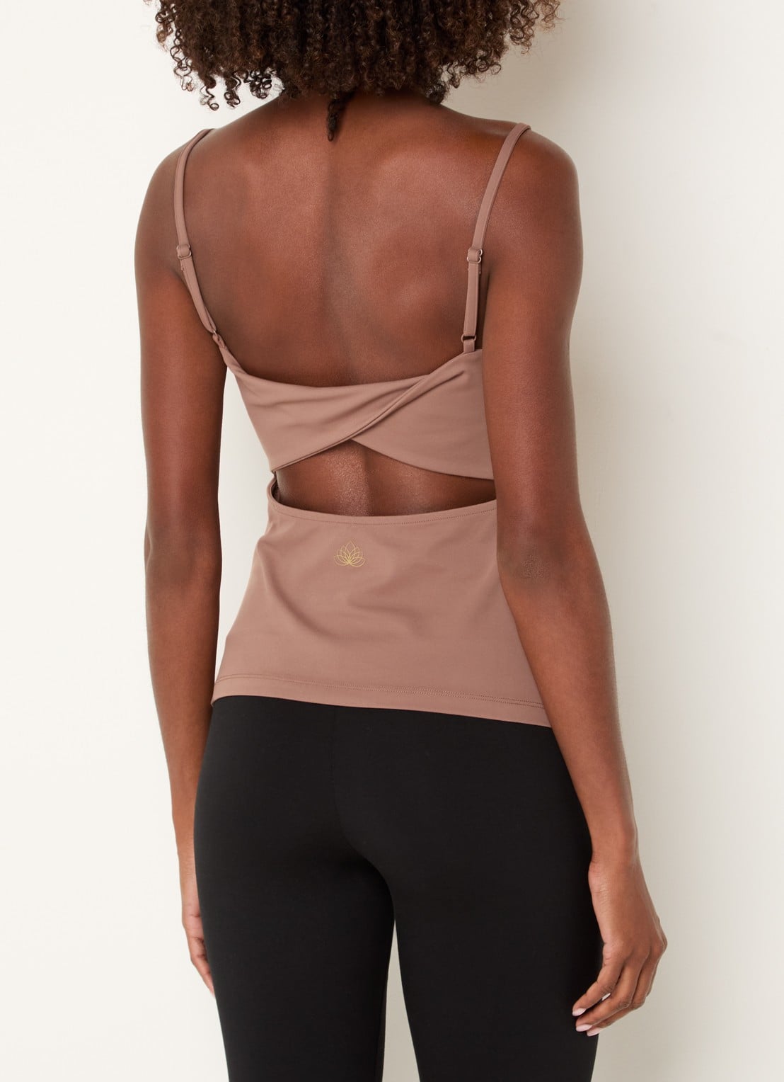 Armani Top met logo - achterkant 3 zalmroze