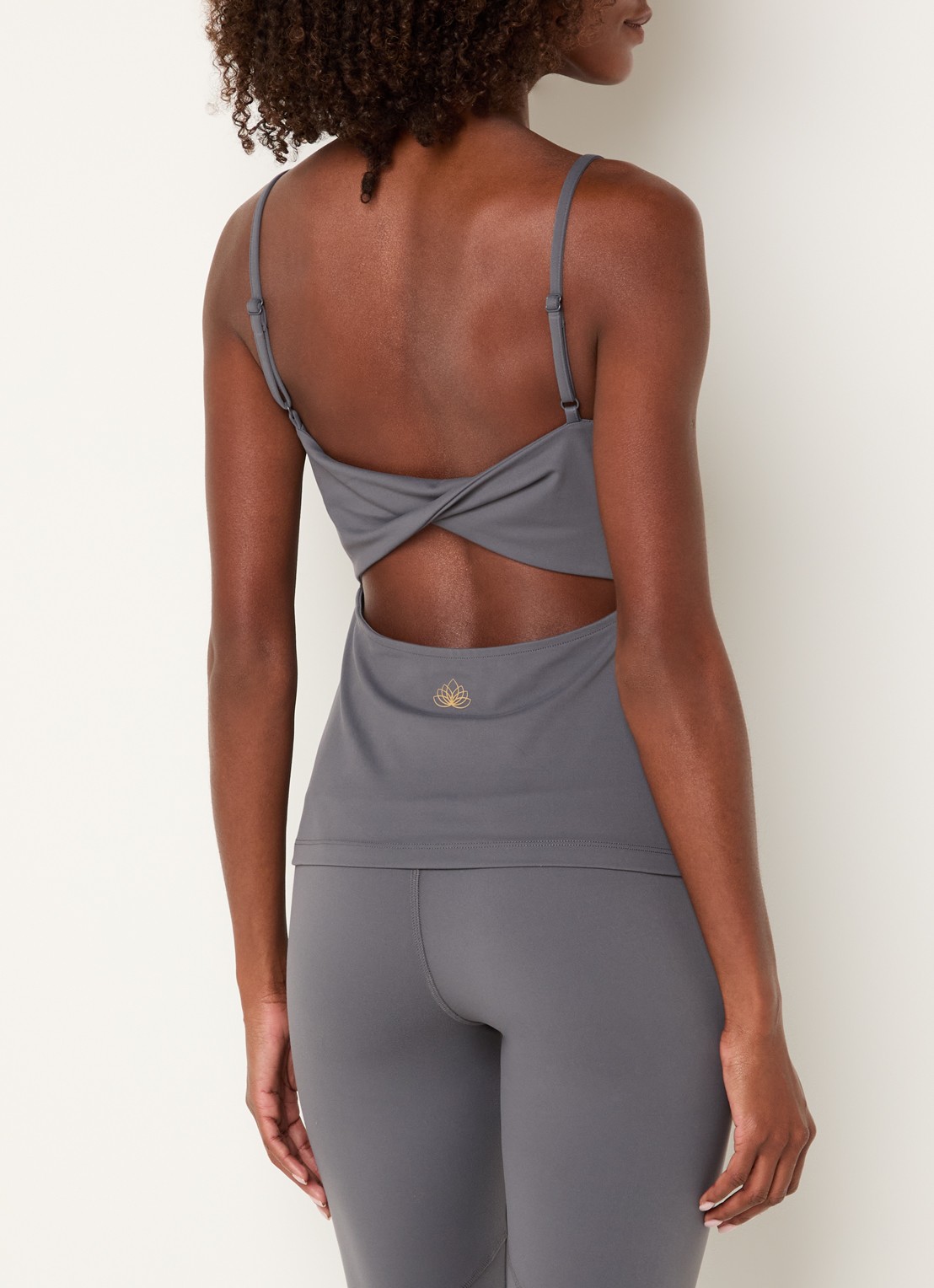 Armani Top met logo - achterkant 4 antraciet