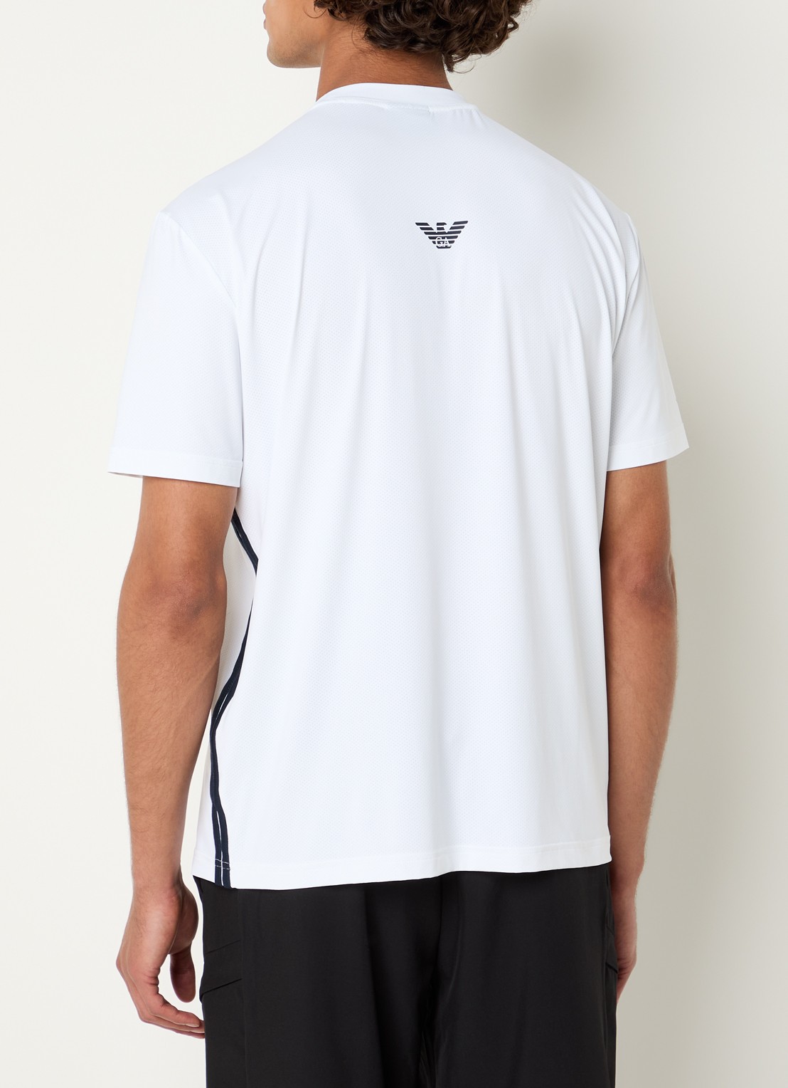 Armani Trainings T-shirt met logo - achterkant wit
