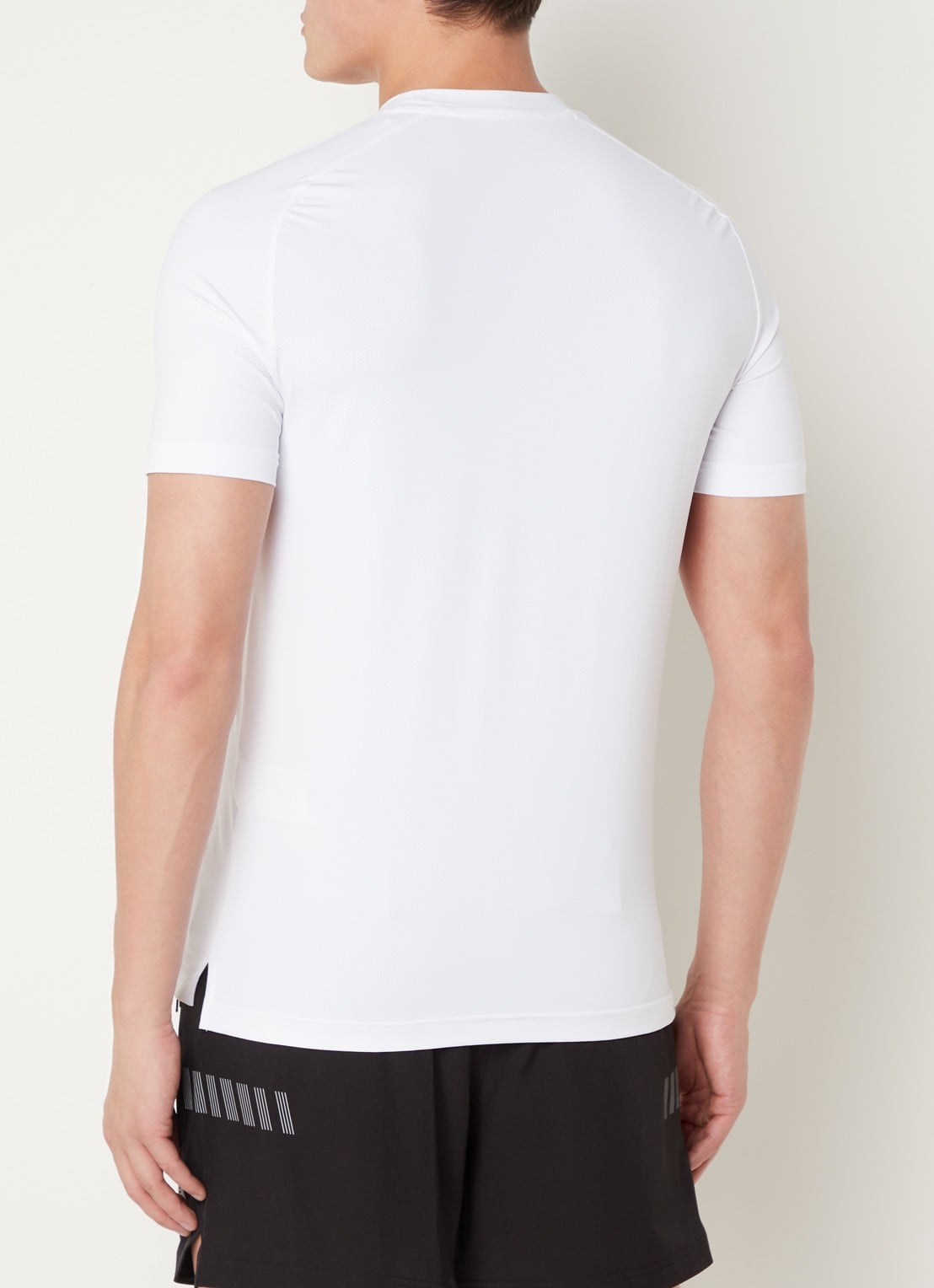 Armani Trainings T-shirt met logoprint - achterkant 4 wit
