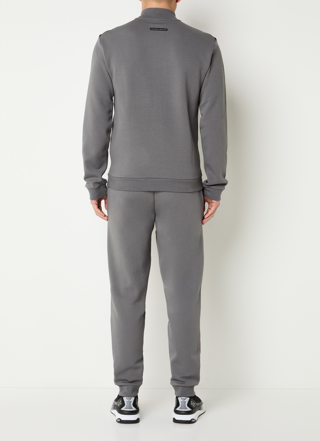 Armani Trainingspak met logo en steekzakken - achterkant 2 grijs