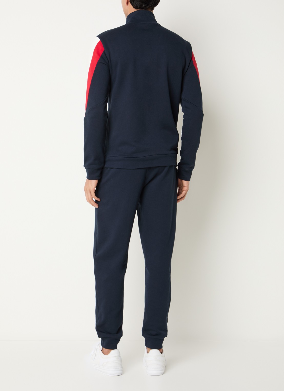 Armani Trainingspak met logo en steekzakken - achterkant 4 donkerblauw