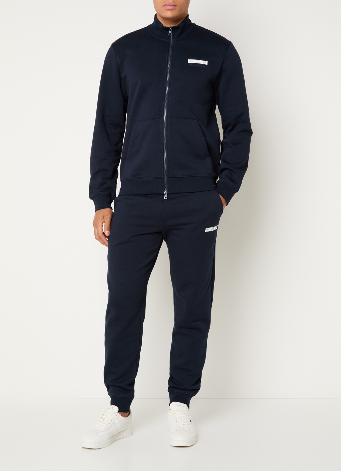 Armani Trainingspak met logo en steekzakken - detail 4 donkerblauw
