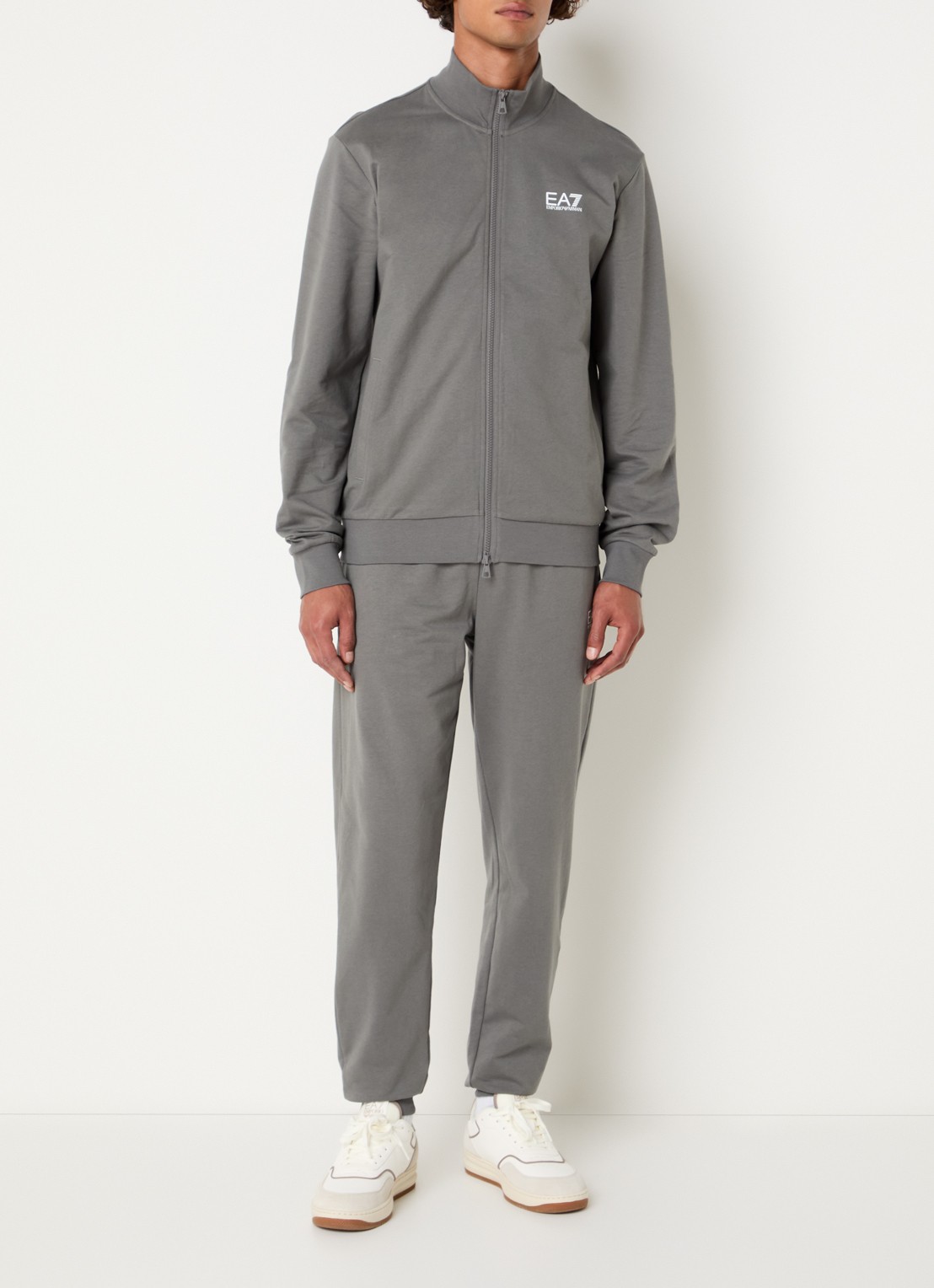 Armani Trainingspak met logo en steekzakken - detail 4 grijs