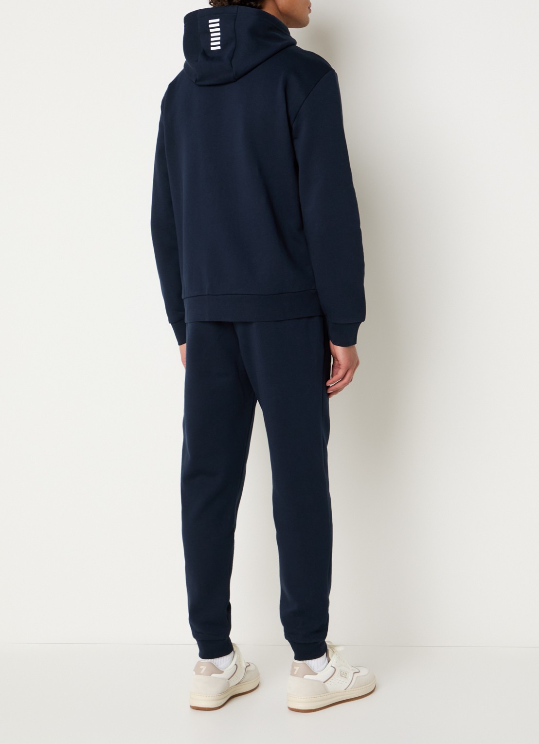 Armani Trainingspak met logo en steekzakken - achterkant donkerblauw