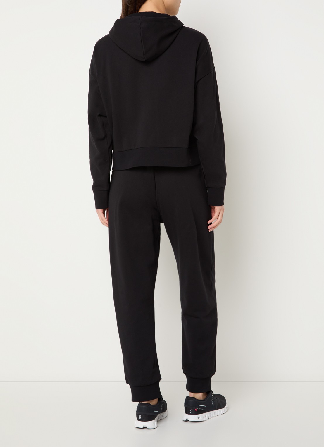 Armani Trainingspak met logo en steekzakken - achterkant zwart
