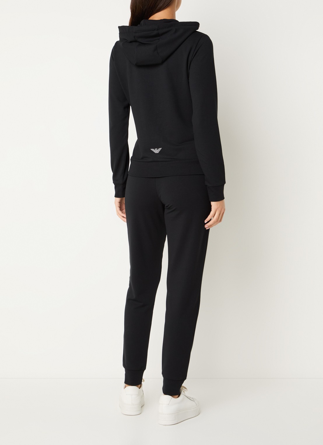 Armani Trainingspak met logo en steekzakken - achterkant 5 zwart