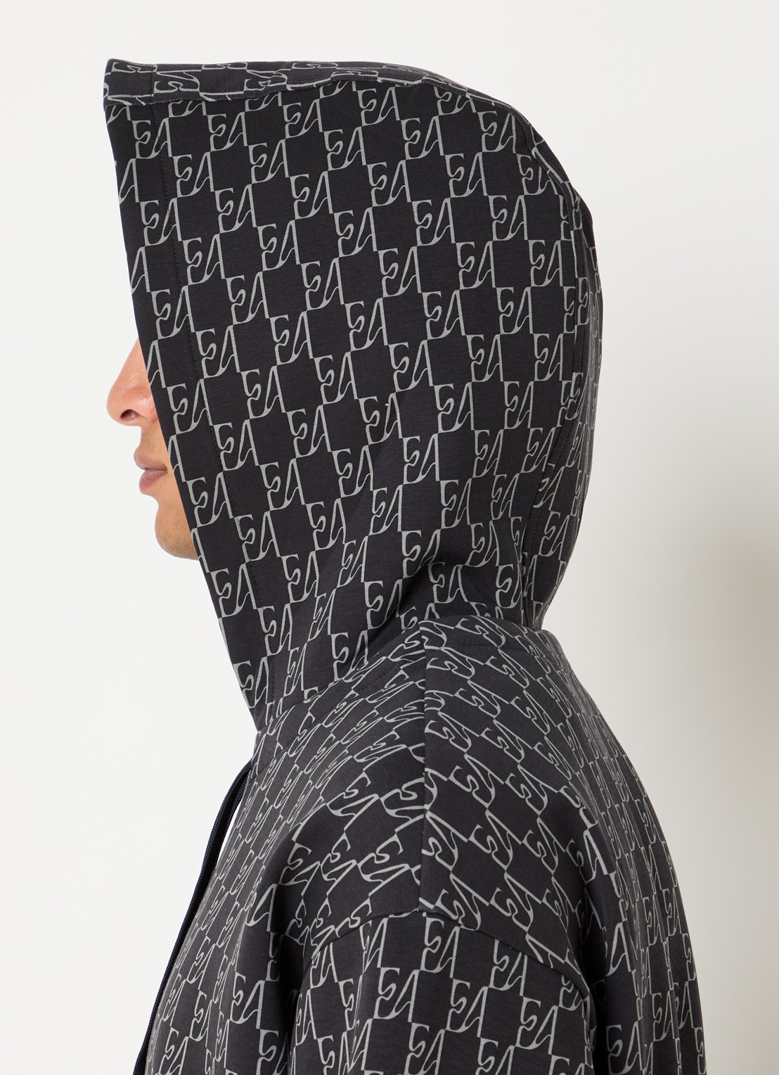 Armani Trainingspak met logo en steekzakken - detail 2 antraciet
