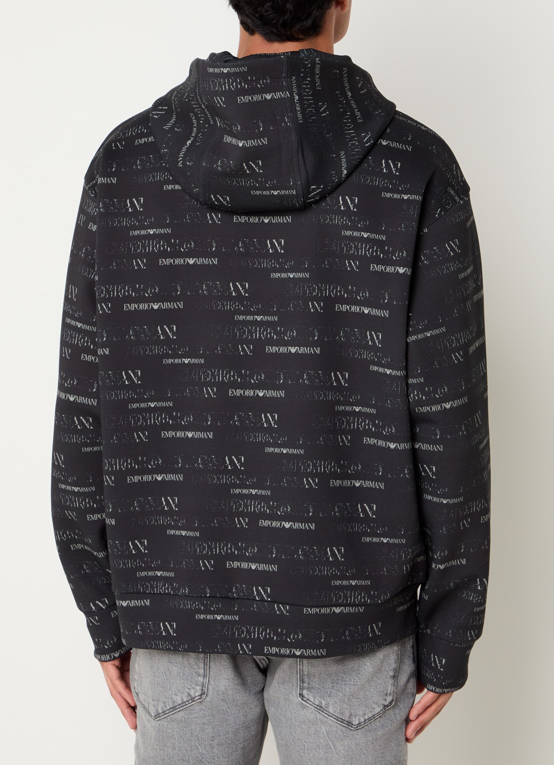 Armani Trainingspak met logo en steekzakken - achterkant 3 steenrood