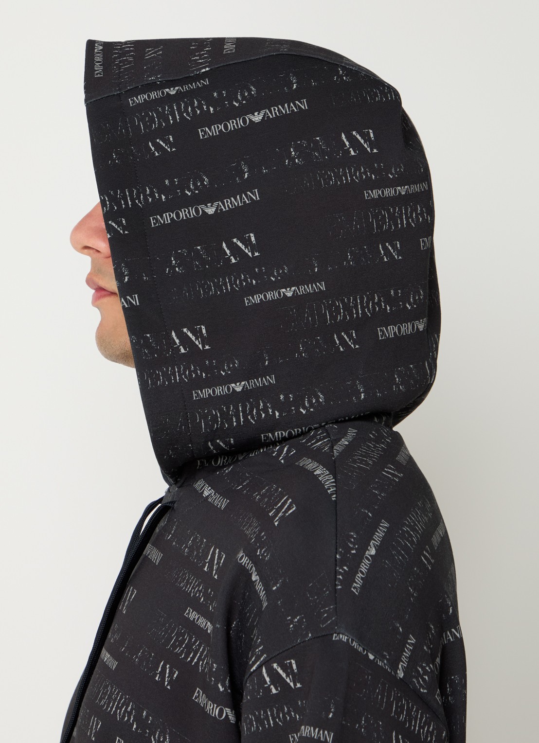 Armani Trainingspak met logo en steekzakken - detail 5 steenrood