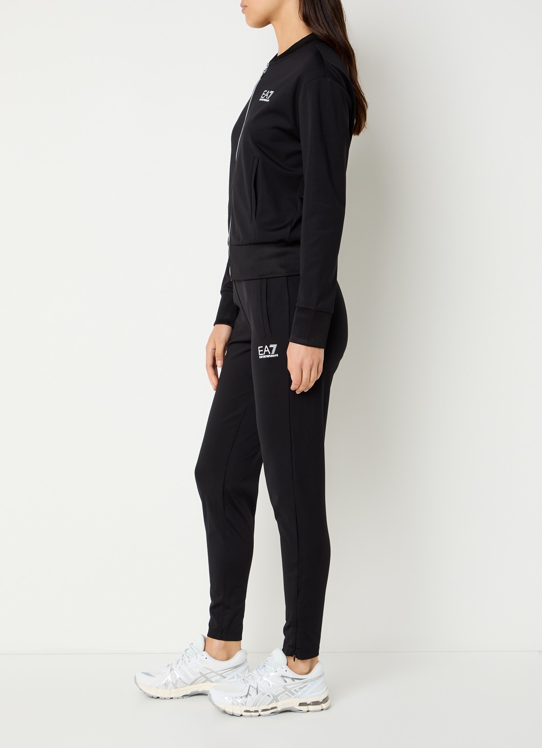 Armani Trainingspak met logo - voorkant 4 zwart