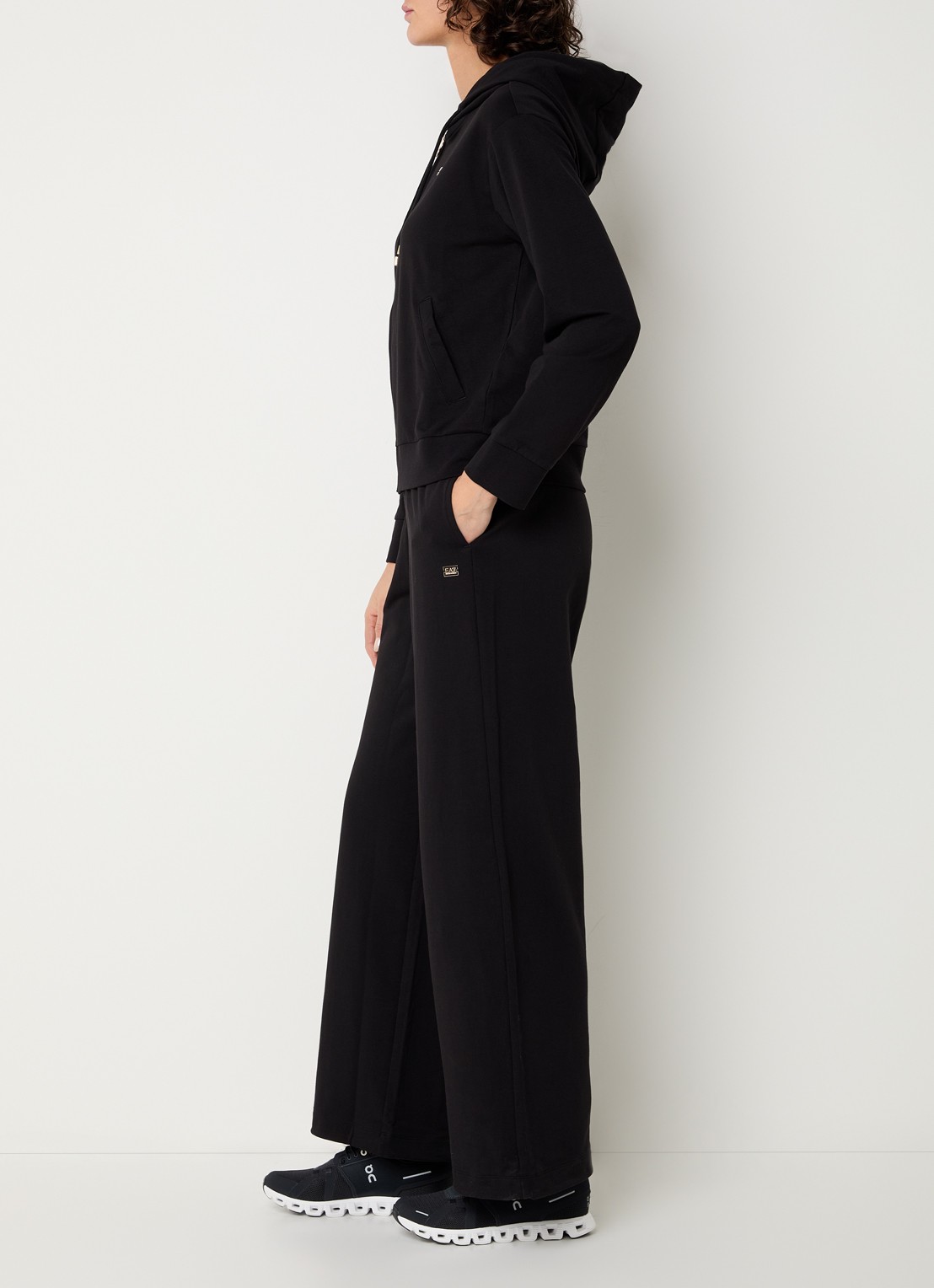 Armani Trainingspak met logo - voorkant 3 zwart