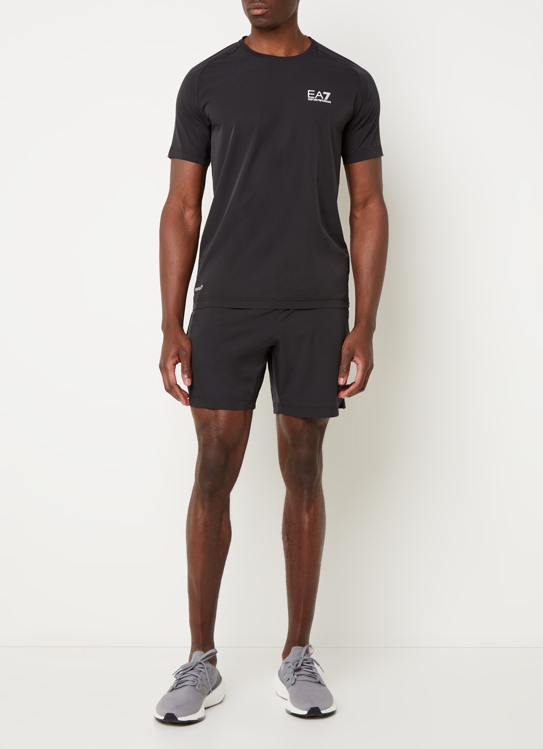 Armani Trainingspak met logoprint - voorkant 5 zwart