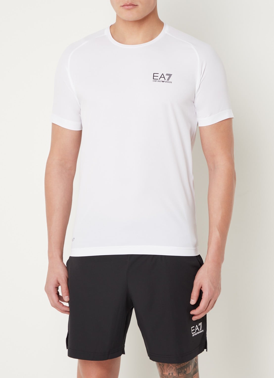 Armani Trainingspak met logoprint - detail 4 wit